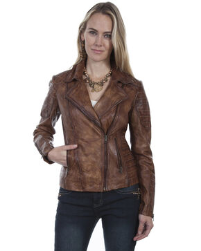 L331 Scully Womens Leatherwear by Blue Lamb Leather Jacket 